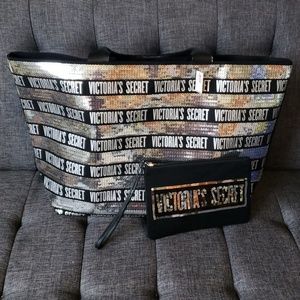🌟NWT🌟 Victoria Secret Sequin Tote Bag